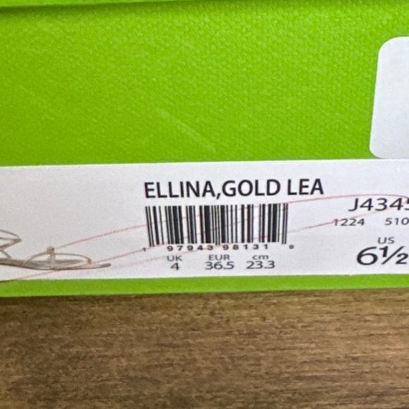 Sam Edelman Womens Ellina Gold Leather Strappy Flat Open Toe Sandal Sz 6.5 NEW - Picture 5 of 6